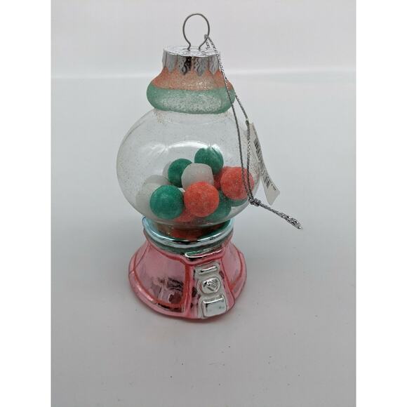 Glass Ornament - Gumball Machine - Picture 2 of 2